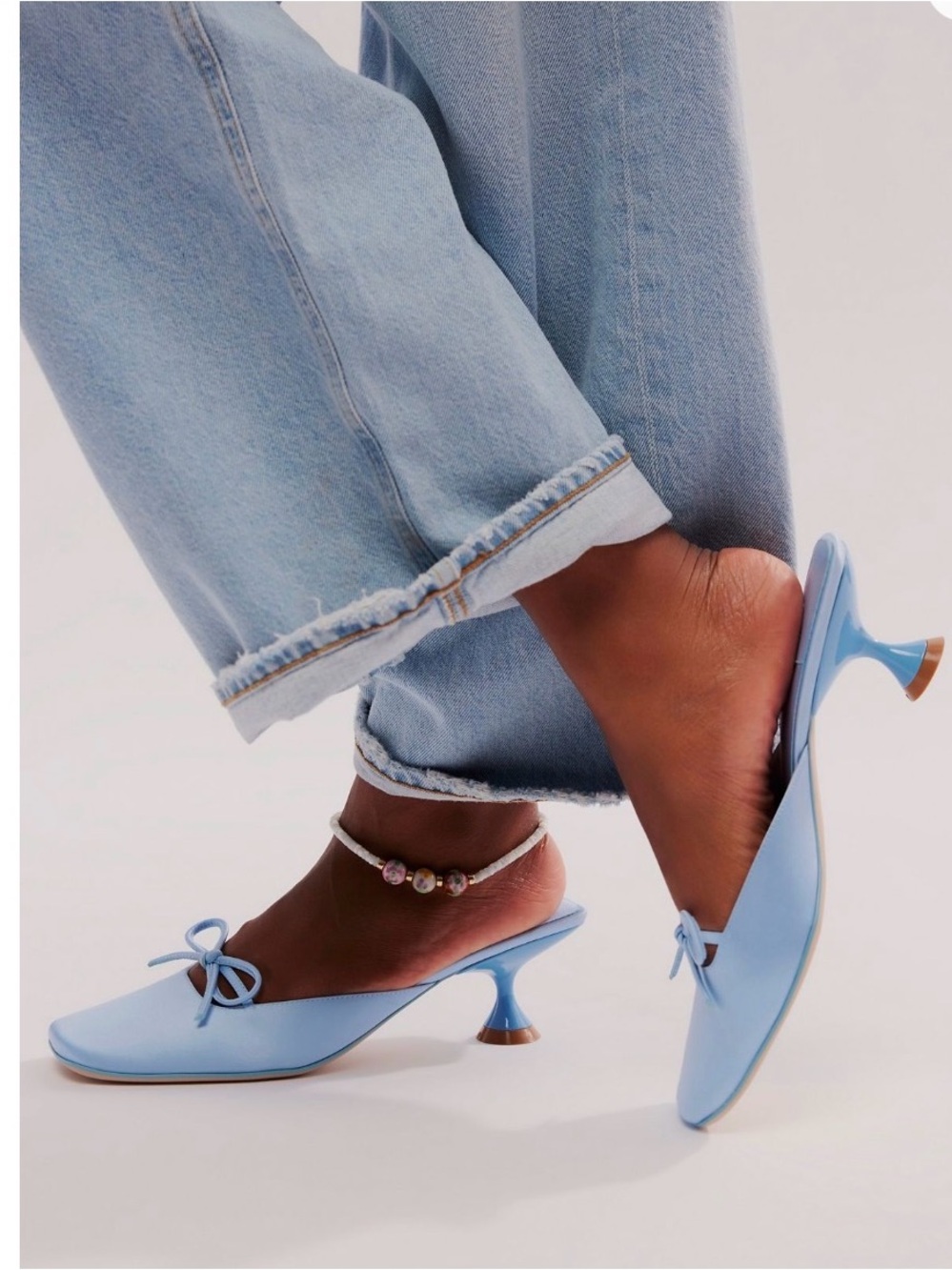 Jeffrey Campell black Kitten Heel Mules